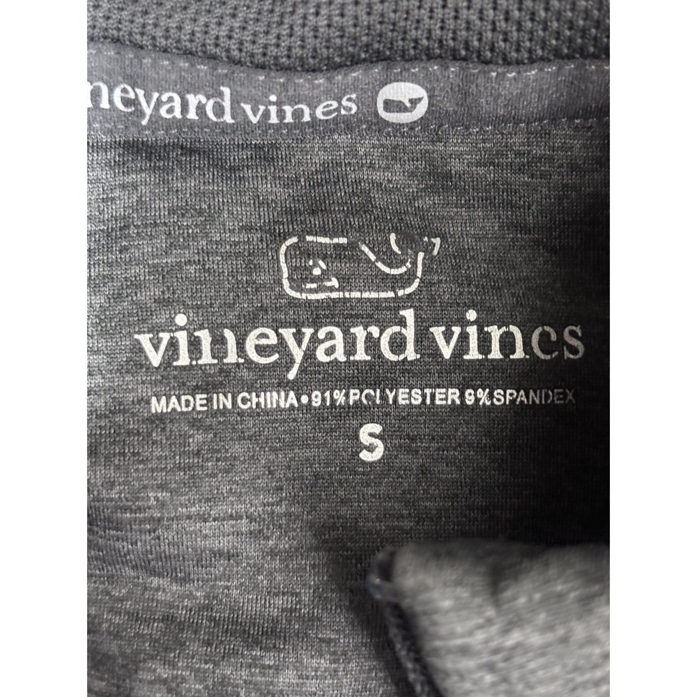 Vineyard Vines Shep Shirt Men's S Gray Fleece 1/4 Zip Preppy Coastal Classic - Picture 6 of 6